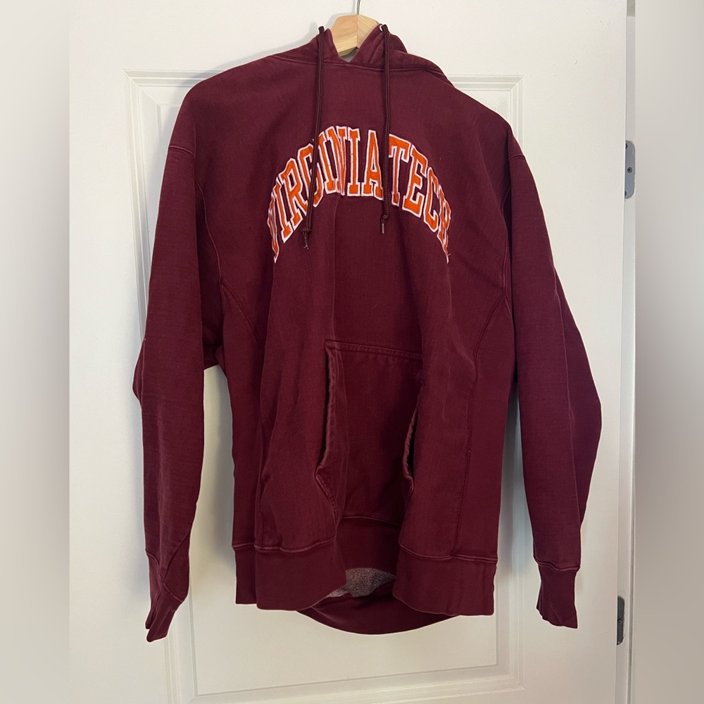 Virginia Tech Heavyweight Maroon Hoodie